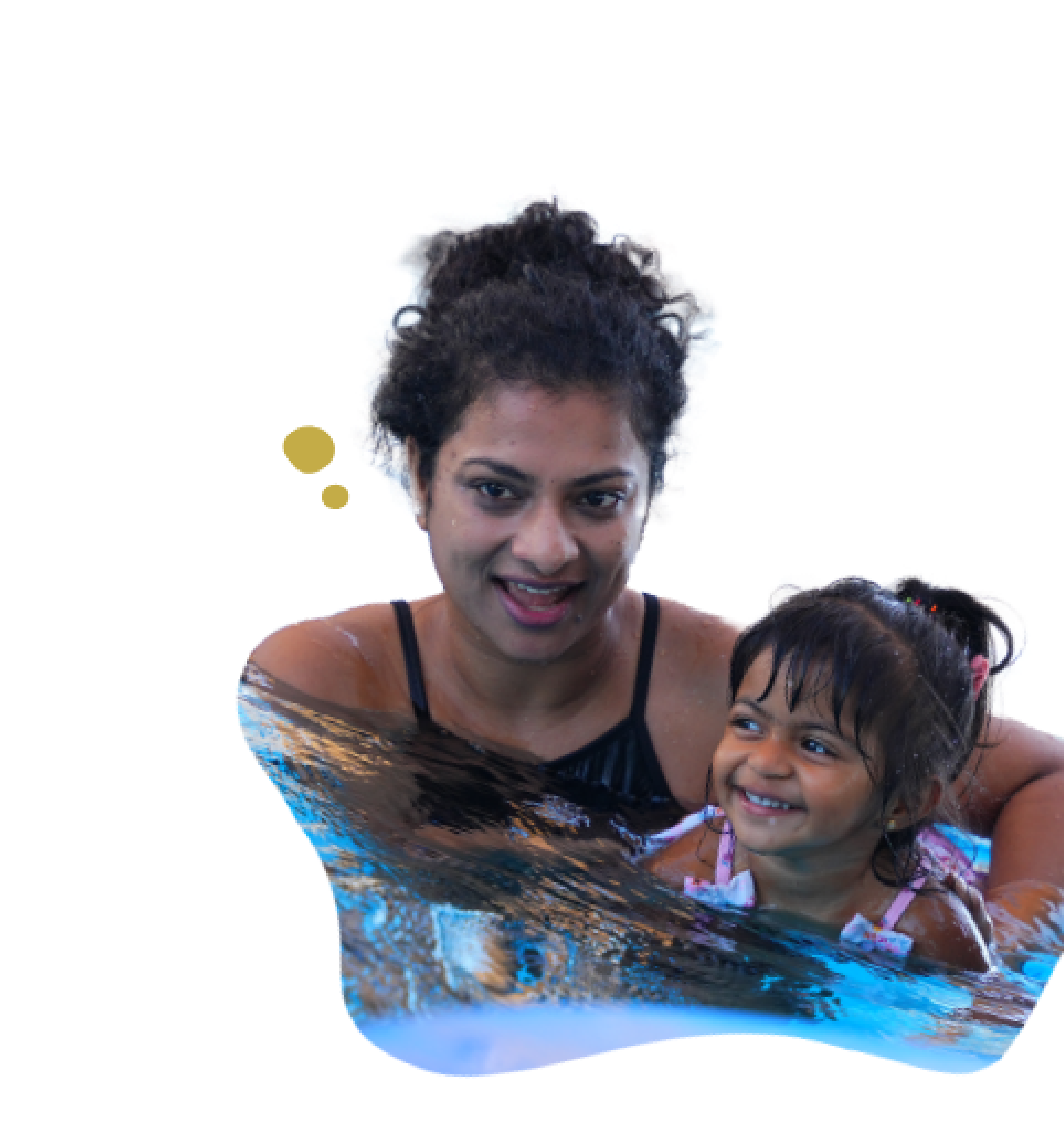 banner image baby swimming